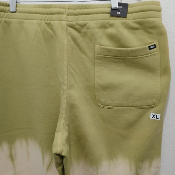 Vans Green and White Tie-Dye Joggers Unisex XL Sweatpants Thick Heavy NWT - Picture 13 of 16